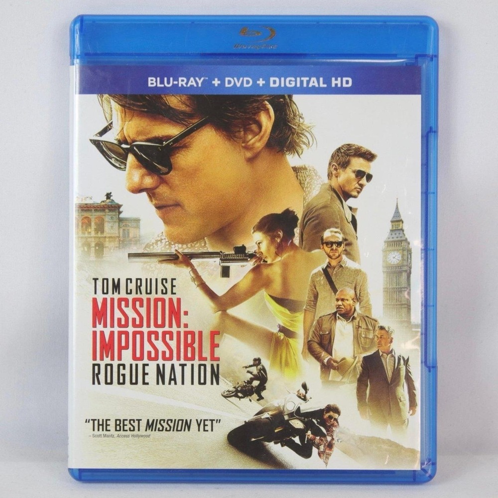 Mission Impossible Rogue Nation Blu-Ray DVD‎ Movie